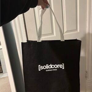 [solidcore] Solidays Black Tote Bag